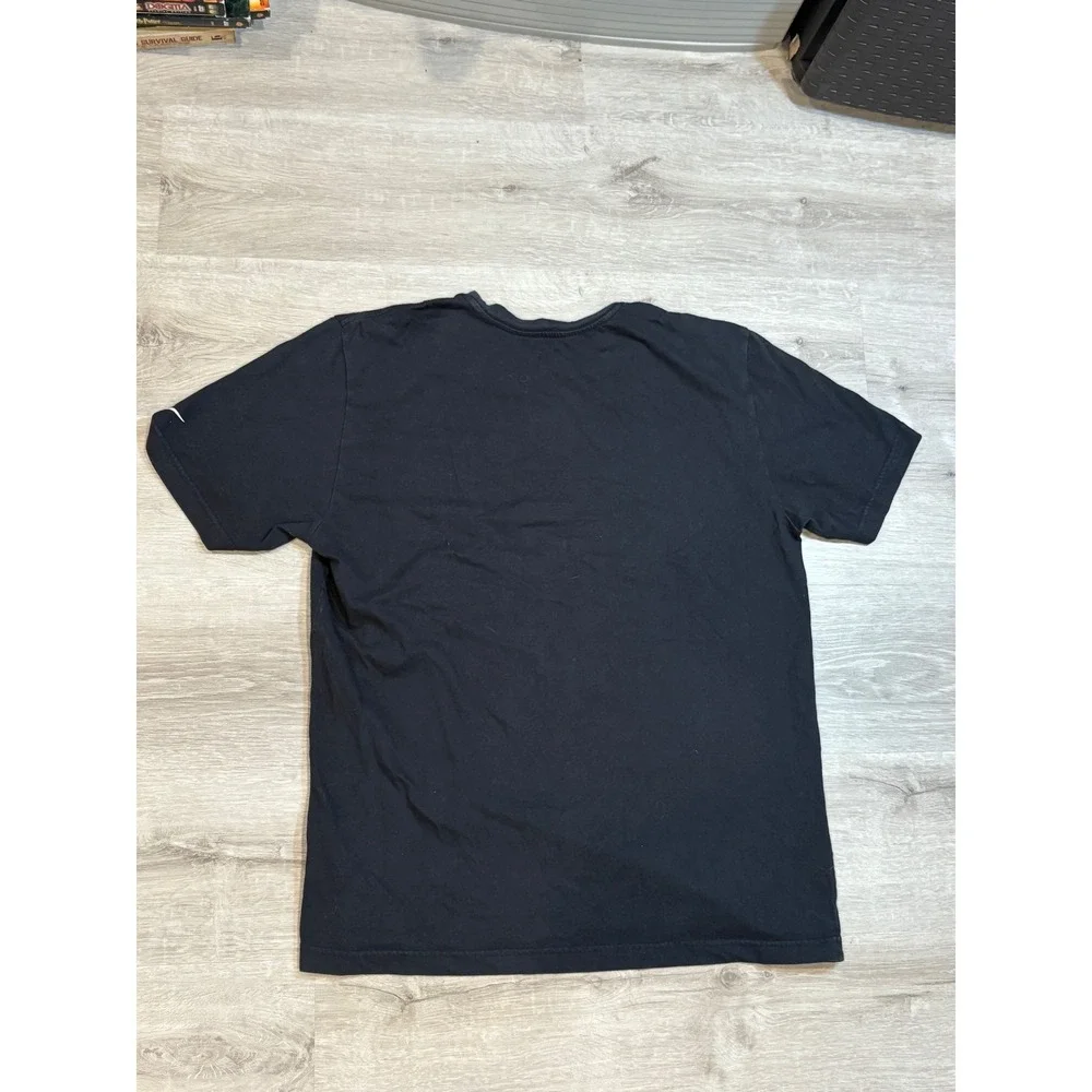 Nike Dri-FIT Running T-Shirt Graphic‎ Tee Athletic Top I Run Black L